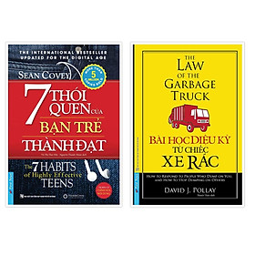 Sách - Combo 7 thói quen của bạn trẻ thành đạt  Bài học diệu kỳ từ chiếc xe rác - FirstNews