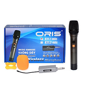 Mua MICRO KHÔNG DÂY ORIS K11 BỘ 1 MICRO CỰC HÚT CHỐNG HÚ TỐT - HÀNG NHẬP KHẨU