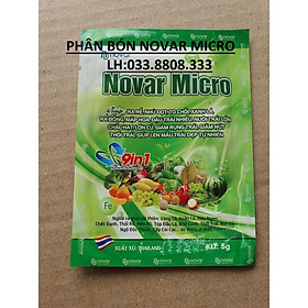 COMBO 10 GÓI PHÂN BÓN TRUNG VI LƯỢNG NOVAR-M, CẢI THIỆN NGỘC ĐỘC