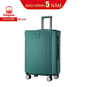 Valy du lịch valy kéo cao cấp size 20inch màu xanh rêu KINGSUN-KS 218