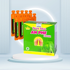 Siro ho Thiên môn an phế Kingphar 3 , hộp 15 ống x 10ml, giảm ho, đờm, khản tiếng