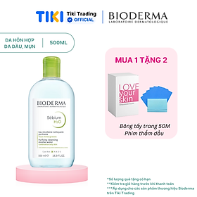 Nước tẩy trang Công Nghệ Micella Bioderma Sebium H2O - 500ml