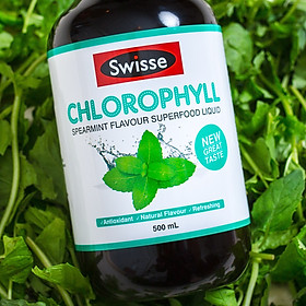 Nước diệp lục cô đặc Swisse Chlorophyll giàu chất chống oxy hóa, tăng cường năng lượng và sức khỏe làn da - Massel Official