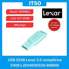 USB 32GB Lexar JumpDrive V400 LJDV400032G-BNBNG - Hàng chính hãng