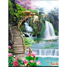 Mua tranh 3d dán kính 2 mặt 73 x 150cm