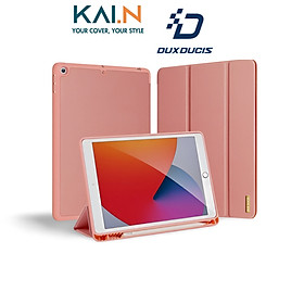 Bao Da Dux Ducis Domo Series Cho iPad 7/8/9 10.2 Có Khe Cắm Bút, Tự Động Tắt Mở - HÀNG CHÍNH HÃNG