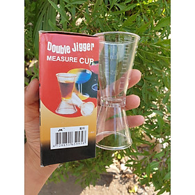 Mua Ly đong định lượng jigger nhựa 2 đầu có chia vạch loại 20ml / 40ml hay 20cc / 40cc   cốc đo lường pha chế nhà bếp