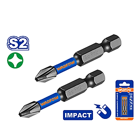 BỘ 2 MŨI BẮT VÍT ĐÓNG PH2 50MM WSV2K61 WADFOW - HÀNG CHÍNH HÃNG
