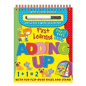 [Download Sách] Tiny Tots Easel First Learning : Adding Up (Includes a wipe-clean Pen)