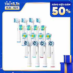 Bộ 16 đầu bàn chải đánh răng điện thay thế cho chỉ nha khoa