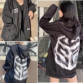 Áo Khoác Dù Nam Nữ Unisex Bomber Jacket Swe. Form rộng freesize Nam Nữ