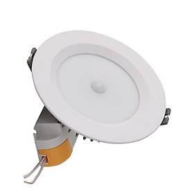 Mua Đèn LED âm trần cảm biến 9W Rạng Đông  khoét lỗ 110mm  vỏ nhôm đúc