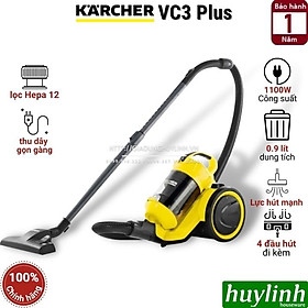 Máy hút bụi gia đình Karcher VC3 Plus *KAP - 1100W - Hàng chính hãng - Lọc Hepa 2