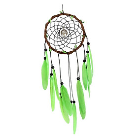 Handmade Dream Catcher Green The Tree of Life for Home Wall Car Hanging Decoration Adornment