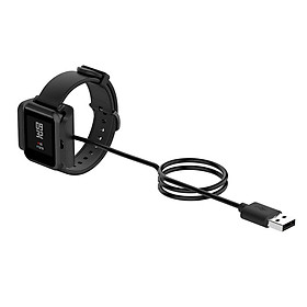 1M Black USB Smart Watch Charge Dock Cable Base Cradle Kit for Amazfit A1916