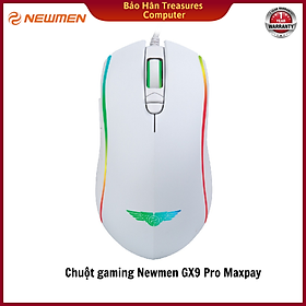 Mua Chuột gaming Newmen GX9 Pro Maxpay (Black/ White) - Hàng Chính Hãng