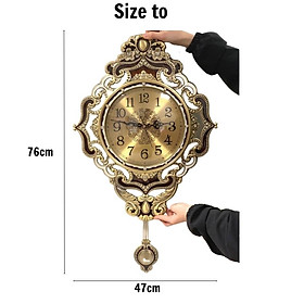 Mua Đồng hồ treo tường Sang trọng Tân Cổ Điển DHTT38 chất liệu Hợp Kim