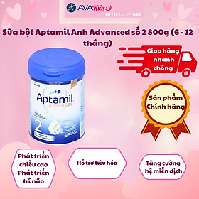 Sữa bột Aptamil Anh Advanced số 2 800g (6 - 12 tháng)