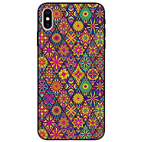 Ốp lưng in cho Iphone Xs Max Mẫu Hoạ Tiết Chéo