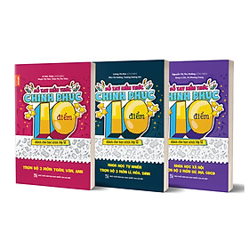 Combo 3 cuốn Sổ tay kiến thức chinh phục điểm 10 dành cho học sinh lớp 12 - Trọn bộ 3 cuốn Toán, Văn, Anh - KHTN - KHXH