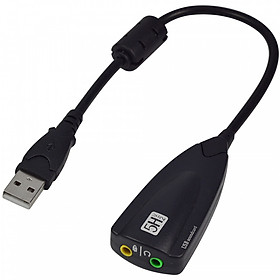 Cáp chia tín hiệu Micro và Loa âm thanh 3D cao cấp - Usb sound 7.1 AZONE