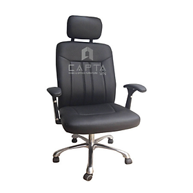 Ghế trưởng phòng nệm pvc màu đen CM4158-P1 Nội thất Capta 