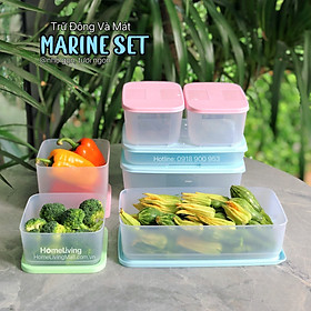Mua Combo Trữ Đông & Mát Tupperware Marine Set 7