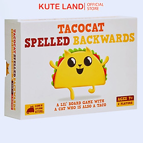 Bộ Board Game Mèo Nổ Tiếng Anh Exploding Kittens LLC Tacocat Spelled Backwards Family Card Game 