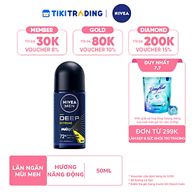 Lăn ngăn mùi NIVEA Men Deep Extreme Hương Năng Động 50ml - 93388