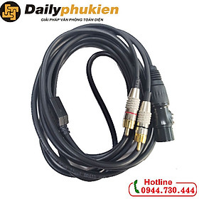 Mua Cáp chuyển jack canon cái sang 2 đầu AV hoa sen dài 3m