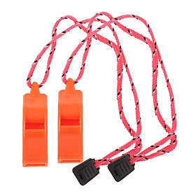 2x High Decibel Outdoor Emergency Whistle for Safety Boating Camping Hunting