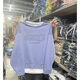 Áo Sweater Unisex Hàn Quốc Tay Phồng Số 26 - SUSUGIRL - Hoodie Nam Nữ Couple Phong Cách Vintage - M