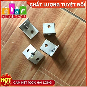 Com bo 10 chiếc Ke bắt vít 2 lỗ -Ke Góc Vuông bắn góc kệ size nhỏ 2 Lỗ 2*2cm