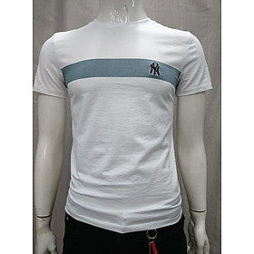 Áo thun thiết kế đường sọc ngang trước ngực đơn giản chất vải cotton cao cấp co giãn nhẹ hợp thời trang giới trẻ