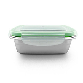 Stainless Steel Food Containers Food Preservation Lunch Box Leakproof 350ml