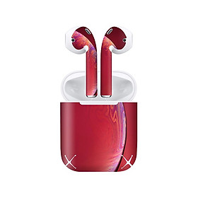 Mua Miếng dán skin chống bẩn cho tai nghe AirPods in hình nền iP X - NeniPX005 (bản không dây 1 và 2