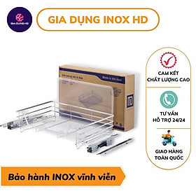 Mua Giá kéo xoong nồi 304 FREE SHIP kệ đựng nồi xoong có thể dễ dàng kéo ra đẩy vào mà không gây ra tiếng ồn