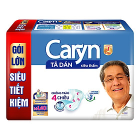 Tã Dán Siêu Thấm Caryn Gói Siêu Tiết Kiệm L40 40 Miếng