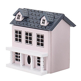 1:12 Dollhouse Miniature Mini Furniture Ornaments Pink Villa Landscape Decor