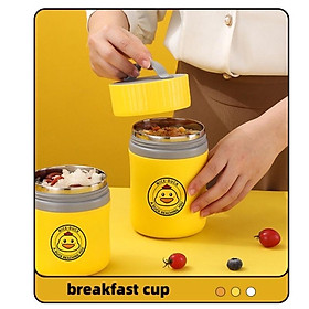 Mua Bình ủ cháo kèm thìa-Bình giữ nhiệt inox 304 cho mọi lứa tuổi dung tích 580ml