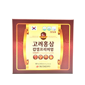 Viên sâm nhung linh chi đông trùng hạ thảo 60 viên Daedong Korea Ginseng (phiên bản nhỏ hơn)