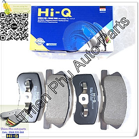 Má phanh chính hãng Hi-Q cho Wigo + Daihatsu Mira - Bố thắng trước. OEM Brake Pad : 0449197201 0449197201000 0449197205 0449197205000 0449197212000 0449197401 0449197401000 0449197403000