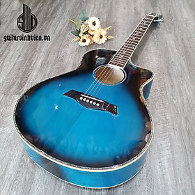 Mua Đàn guitar acoustic có ty SV-X1 cần bọc tút và lắp khoá đúc cao cấp - Mặt gỗ thông nguyên tấm - Đàn guitar tặng 7 phụ kiện