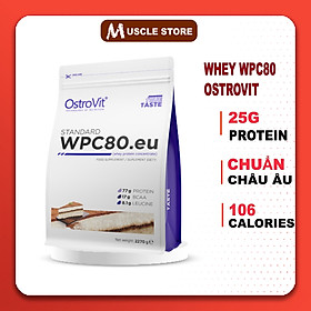 [Chính hãng] OstroVit STANDARD WPC80.eu (2.270g) Whey Protein Tiêu Chuẩn Châu Âu, 75 Lần dùng