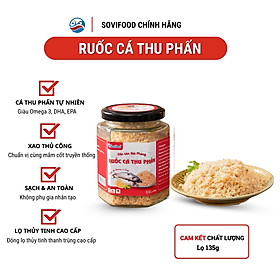 Ruốc Cá Thu Phấn Sovifood - Cá Thu Phấn Tự Nhiên, Giàu Omega 3, Tơi Mềm Cho Bé - 200G