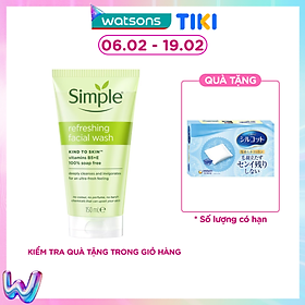 Sữa Rửa Mặt Simple Refreshing Facial Wash Dành Cho Mọi Loại Da 150ml