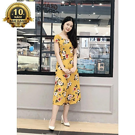 SALE - Jumpsuit hoa vàng MS296 công sở, dự tiệc, dạo phố