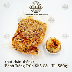 Túi 580 Bánh tráng trộn khô gà siêu ngon bánh tráng Ngọc Trinh