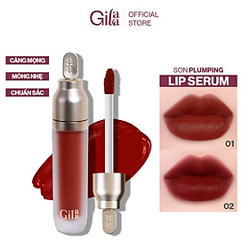Mua Son Gilaa Plumping Lip Serum - Phiên bản Velvet Tint Hoàn Hảo (3.8g) - 03 - Hestia – Nâu Chocolate tại GILAA Official Store
