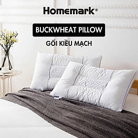 Mua Ruột Gối Kiều Mạch Homemark Cao Cấp - Hỗ Trợ Giấc Ngủ Sâu  Êm Ái  Tự Nhiên  Thoáng Khí - Kích Thước 50x70cm